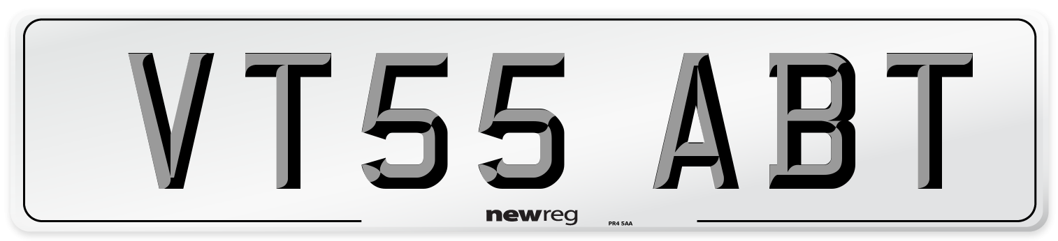 VT55 ABT Number Plate from New Reg